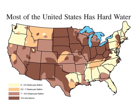 Water Hardness Map Of The United States H2O Distributors | atelier-yuwa.ciao.jp