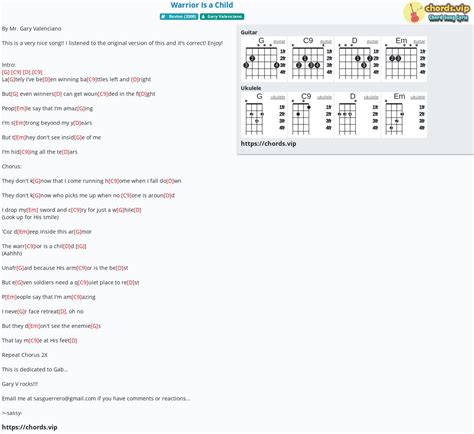 Chord: Warrior Is a Child - tab, song lyric, sheet, guitar, ukulele | chords.vip