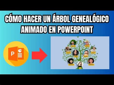 Cómo hacer un árbol genealógico en PowerPoint con animación - YouTube