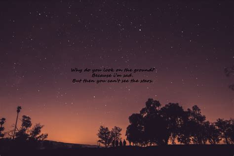 stars, Quote, Orange, Sunset, Evening, Night, Universe, Nature ...