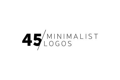 45 Minimalist Logos ~ Logo Templates on Creative Market