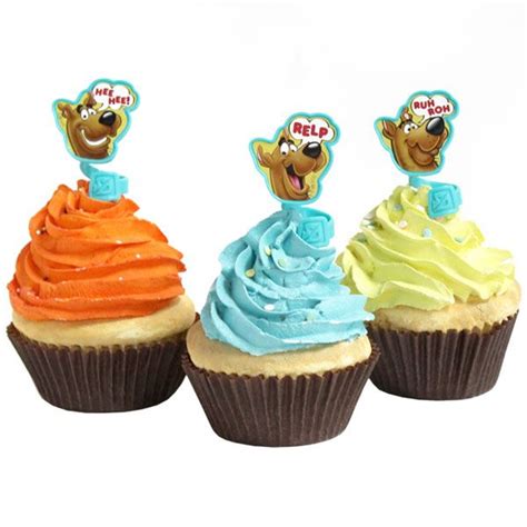 Scooby Doo Cupcake and Favor Rings, 24 count | Scooby doo cake, Scooby doo birthday party ...