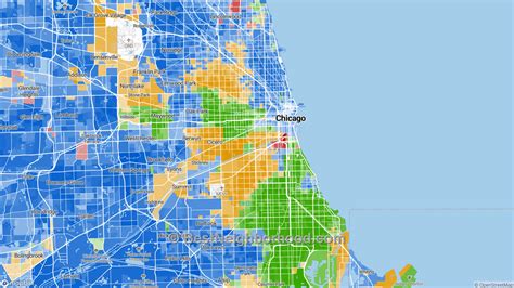 Race Map for Chicago, IL and Racial Diversity Data | | bestneighborhood.org