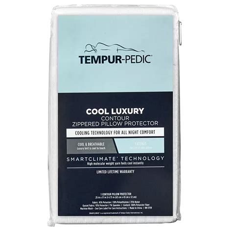 Tempur-Pedic Cool Luxury Contour Zippered Pillow Protector