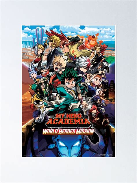 "my hero academia world heroes mission " Poster for Sale by filal | Redbubble