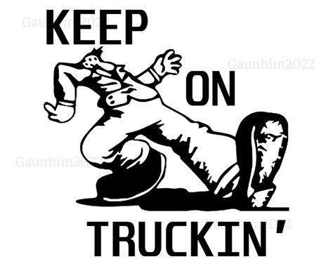 Keep on Truckin' Vintage 70'S Svg, Vintage Svg, 1970'S Svg, Old School ...