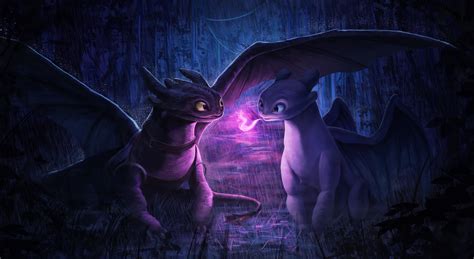 Wallpaper : Toothless, how to train your dragon 3, purple background, wings 3940x2160 - Francazo ...