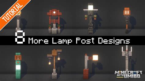 8 More Lamp Post Designs for Minecraft - YouTube