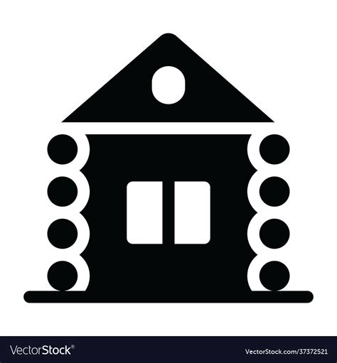 Wooden house Royalty Free Vector Image - VectorStock