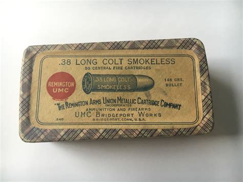 Vintage Outdoors: .38 Long Colt Smokeless UMC Vintage 2pc Sealed Box