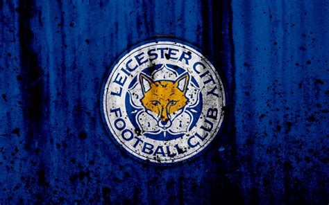 Download wallpapers FC Leicester City, 4k, Premier League, logo, England, soccer, football club ...