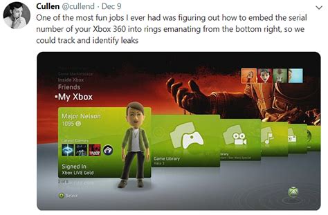 An old Xbox 360 Dashboard could conceal your console’s Serial Number – Gameluv