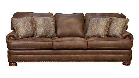 Mayo Elk Sofa - Luxurious Brown Microfiber Sofa | Gallery Furniture