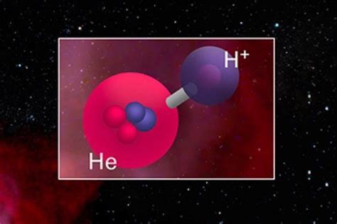 Helium hydride ion detected in space for the first time | Research ...