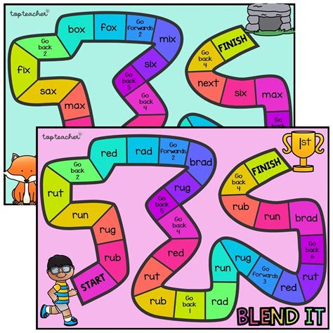 Phonics Game Blend It! Set 2 | Top Teacher in 2021 | Phonics games ...