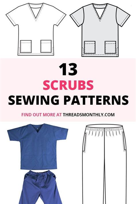 39+ free sewing patterns for nursing scrubs - SheaParmiss