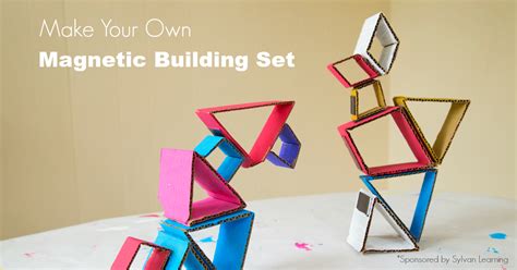 How to Make a DIY Magnetic Building Set with Cardboard | Magnets diy kids, Craft activities for ...