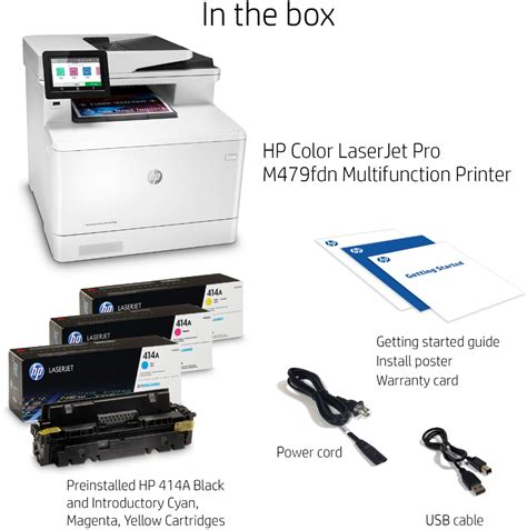 Customer Reviews: HP LaserJet Pro M479fdn Color All-In-One Laser ...