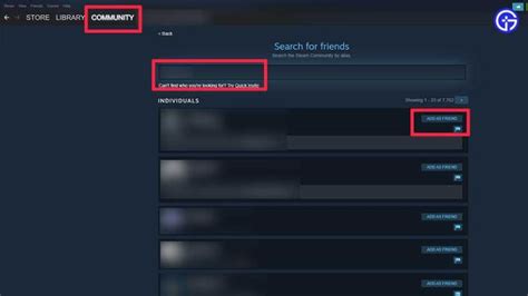 Steam User Search: How To Find Players (2022) - Gamer Tweak