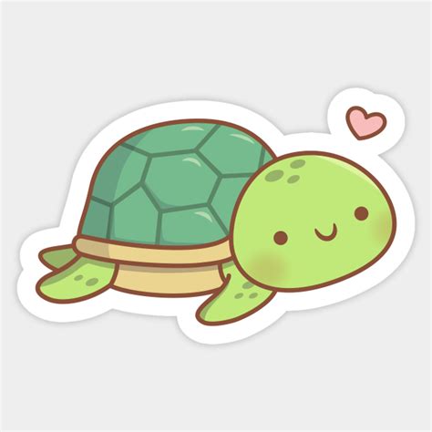 Love Cute Little Sea Turtle - Cute Turtle - Sticker | TeePublic