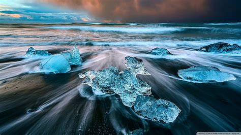 Beach Iceland Wallpaper 4k - Beautiful Place