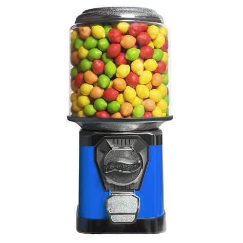 Buy Gumball Machine for Kids - Blue Vending Machine with Cylinder Globe ...