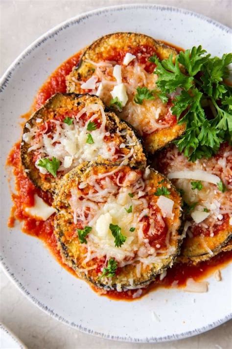 Air Fryer Eggplant Parmesan | Everyday Family Cooking