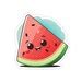 Cute Watermelon Laminate Vinyl Die-cut Sticker Water Bottle Stickers/laptop Stickers/skateboard ...