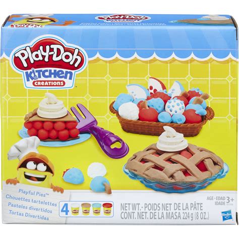 Play-Doh Kitchen Creations Playful Pies Set with 4 Cans of Play-Doh - Walmart.com