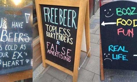 25 Funny Bar Signs You'd Cheers To