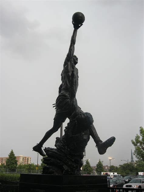 The Spirit Michael Jordan Statue United Center Chicago