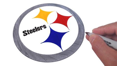 How to Draw the Pittsburgh Steelers Logo (NFL Team Logos) - YouTube