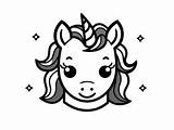 Emoji Inspired Unicorn Coloring  Page sketch template