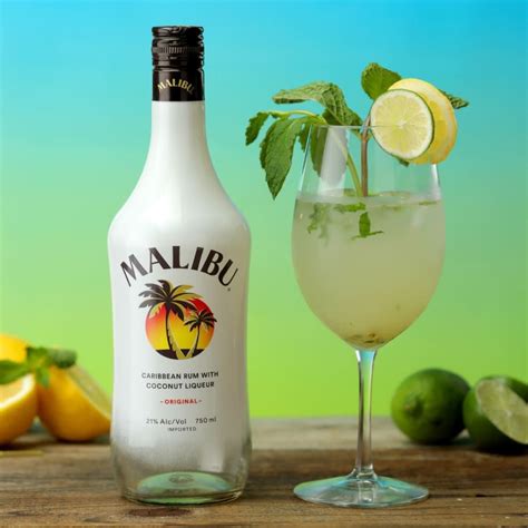 Mojito Spritz | Malibu rum, Malibu drinks, Coconut liqueur