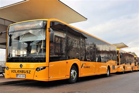 Buses made in Debrecen have started operating all over the country