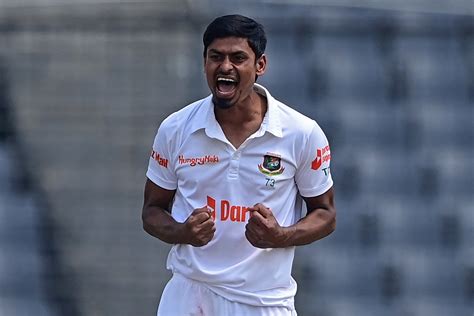 Taijul Islam celebrates another wicket | ESPNcricinfo.com