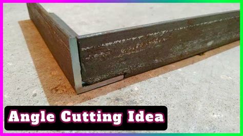 Cutting Angle at 90 degree | Metal Joint Iron Angle - YouTube