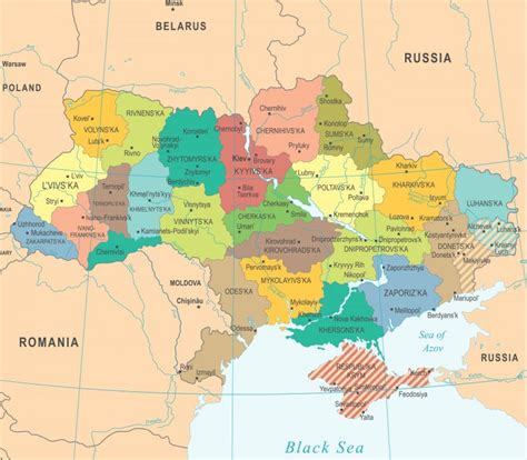 Map Of Ukraine Regions - Get Latest Map Update