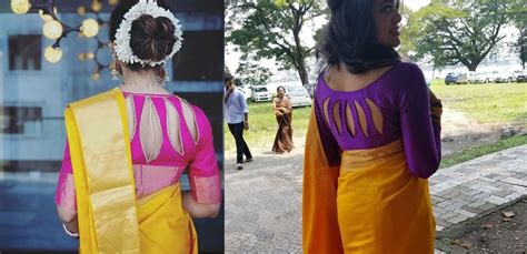 55 Latest Pattu saree blouse back neck designs || Trending blouse back ...