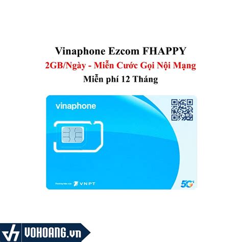 Vinaphone Fhappy | Sim Data 4G Vinaphone Tốc Độ Cao Với 2GB/Ngày - Miễ ...