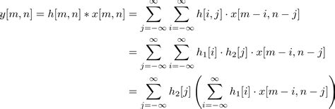 Proof of Separable Convolution 2D