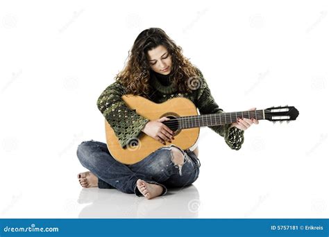 Playing Guitar Stock Image - Image: 5757181