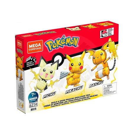 MATTEL Mega Construx Pokémon Trio (Pichu, Pikachu, Raichu) | WePlay!