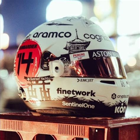 FERNANDO ALONSO'S SPECIAL F1 HELMET FOR SUZUKA IS STUNNING | CM Helmets