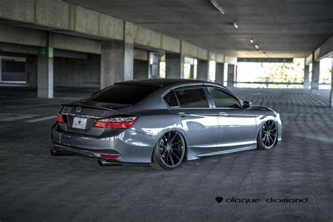 Asphalt Gray Honda Accord Rolling on Blaque Diamond Rims and Boasting ...