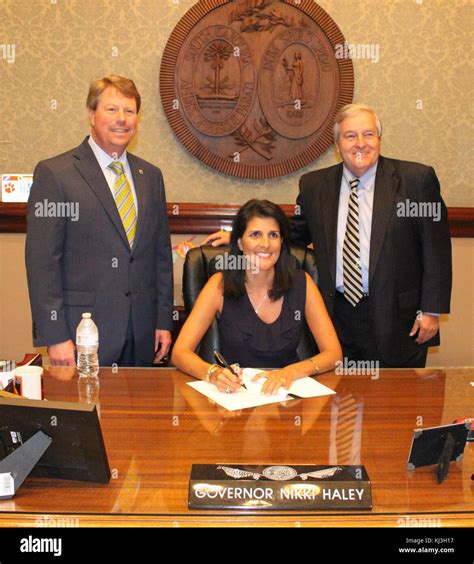 Nikki Haley Ceremonial Bill Signing- SC Founding Principles Act, H.3848 ...