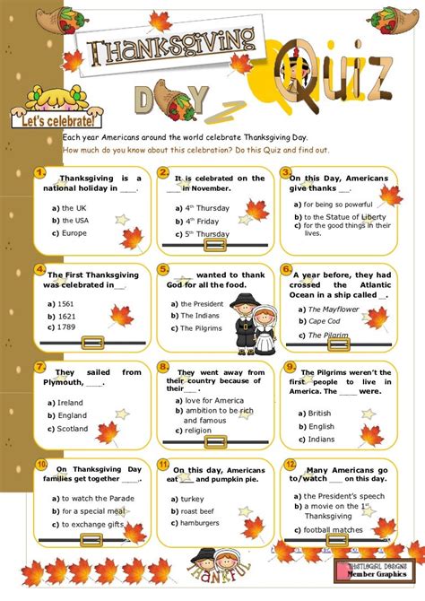 Thanksgiving quiz