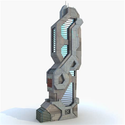 3d model sci fi futuristic building | Futuristic architecture, Futuristic building, Futuristic