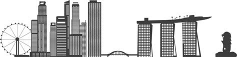 singapore skyline silhouette png 10 free Cliparts | Download images on Clipground 2024