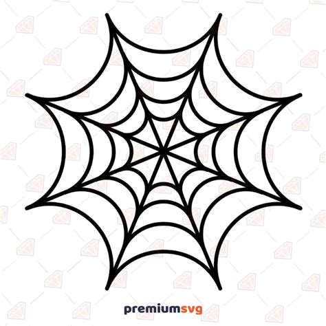 Halloween Spider SVG Cut Files, Spider Web Clipart File | PremiumSVG